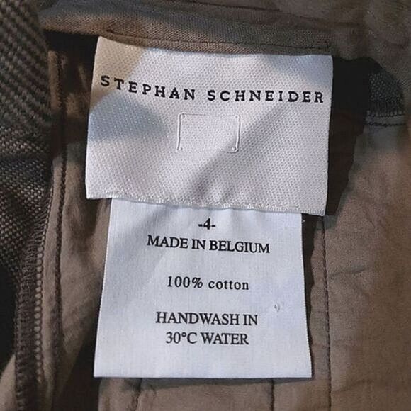 Stephan Schneider taupe bird's eye trousers Size IV/S - Picture 3 of 10